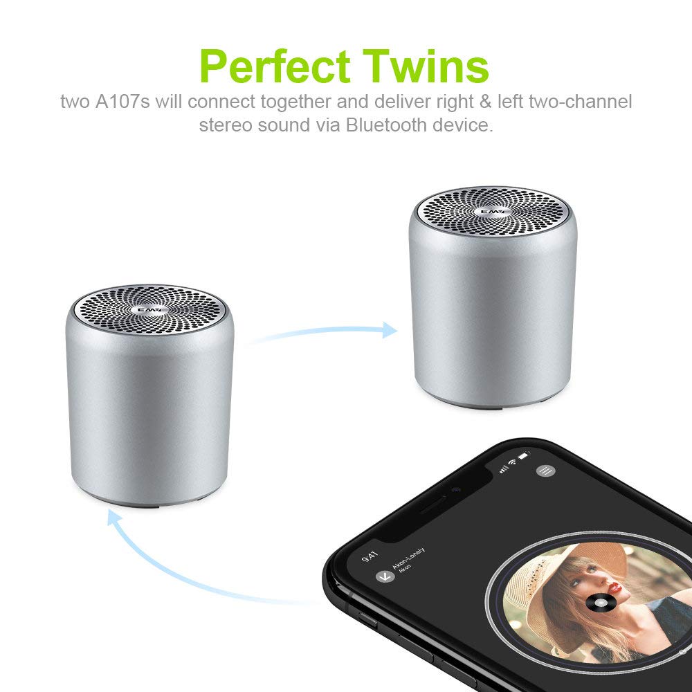 EWA A107 Metal Mini Bluetooth Speaker