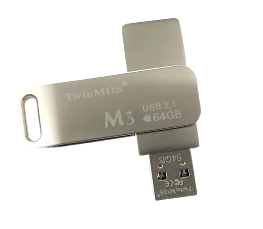 Twinmos Pen Drive 64 GB	Steel Body